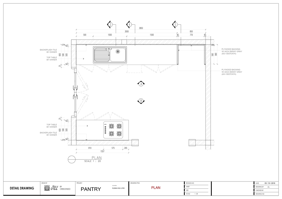 CAD Drawing - CAD Drawing / Jasa Gambar Kerja Furniture Dan Interior Dalam 1 Hari  - - 3