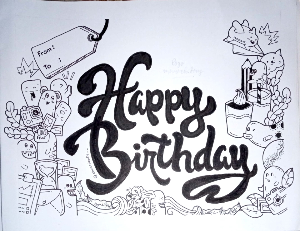 Gambar dan Ilustrasi - Etalase Doodle ; Desain Gambar Doodle Art & Hand Lettering - 9