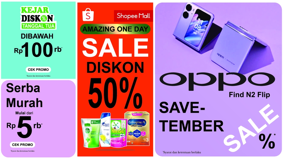 Banner Online - JASA DESAIN BANNER/PAMFLET/SPONSOR/IKLAN ECOMERCE/KWITANSI KEKINIAN - 3