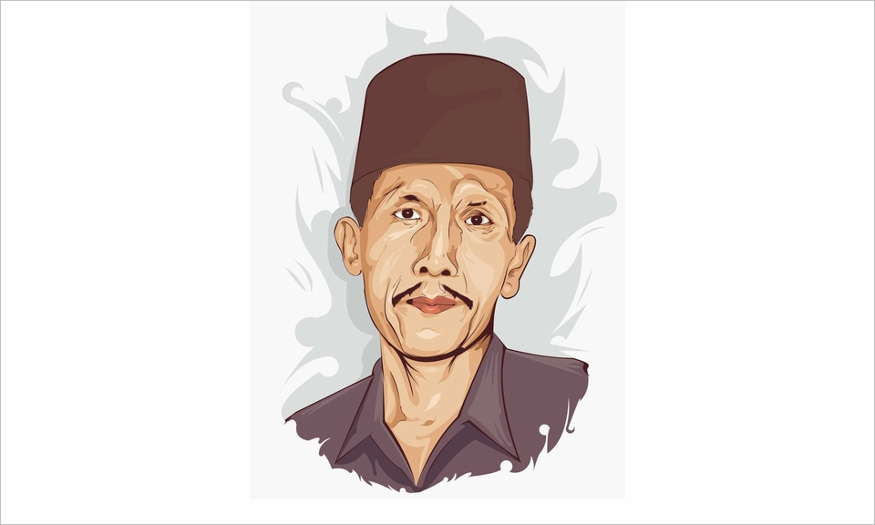 Gambar Potret - SIMPLE VECTOR WAJAH - 3