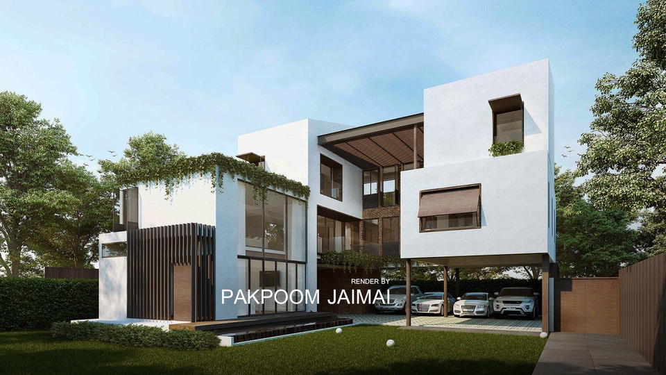 3D Perspective - รับทำภาพ 3D Perspective งานตกแต่งภายใน/สถาปัตยกรรมภายนอก - 7