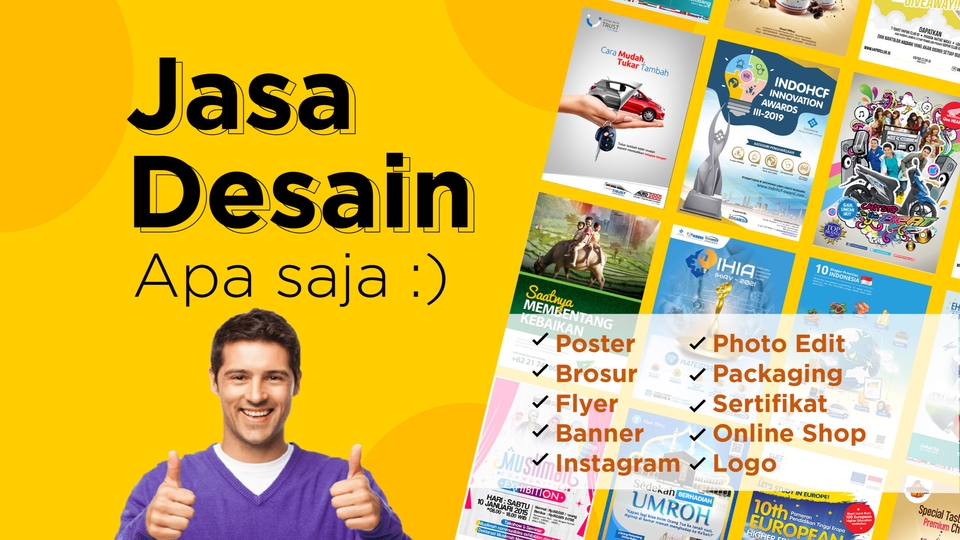 Banner Online - Gratis Revisi - Jasa Desain Tanpa Ribet - 1