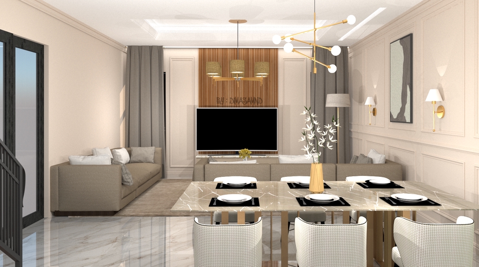 3D & Perspektif - Render 3D Perspektif Interior & Exterior murah - 3