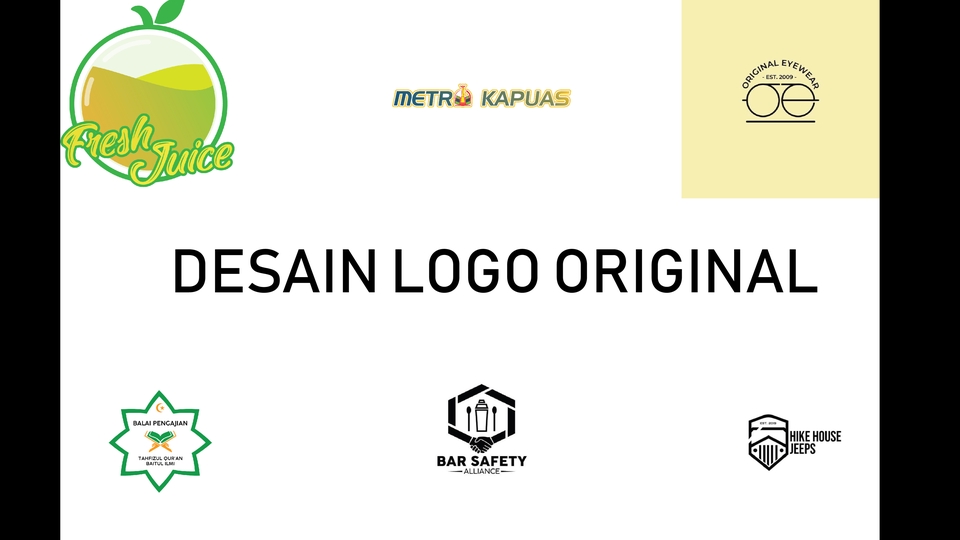 Logo - Desain Logo Original, Revisi Unlimited - 1