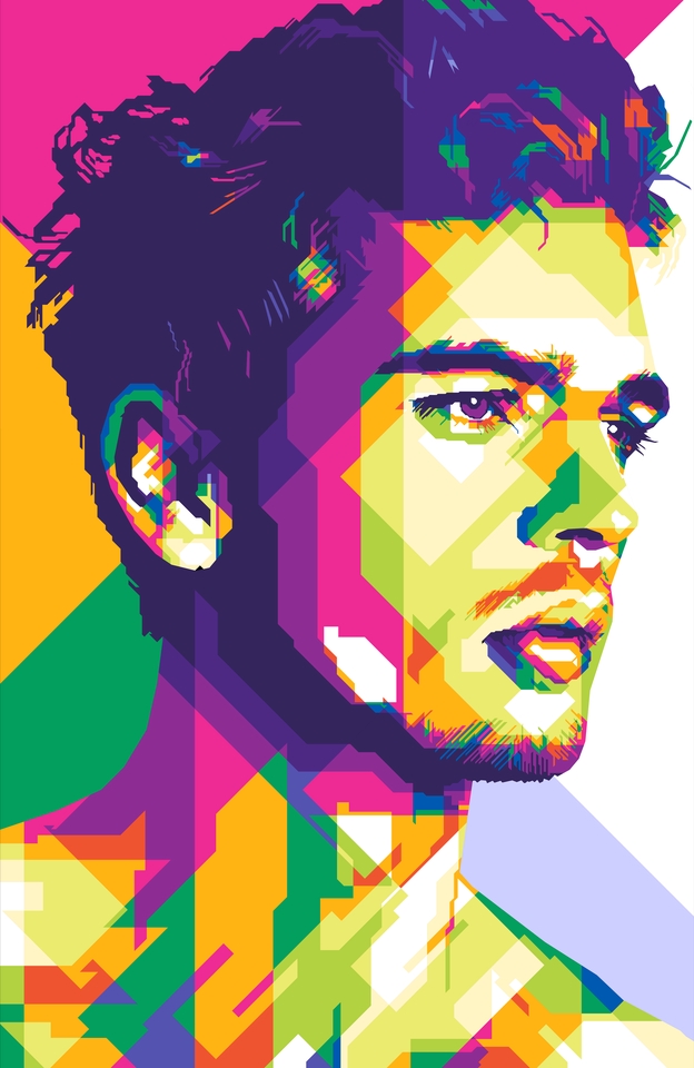 Gambar dan Ilustrasi - Desain WPAP Ilustrasi Portraits - 3