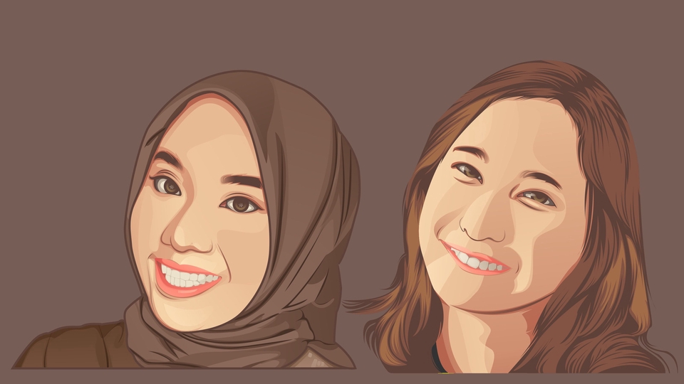 Gambar dan Ilustrasi - Rubah Gambar Menjadi Kartun/Vector Murah - 2