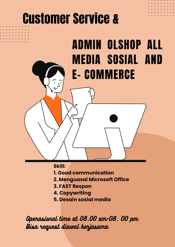 Admin Web & Page - Admin Online Shop ( ALL Media Sosial dan E-commerce) - 4