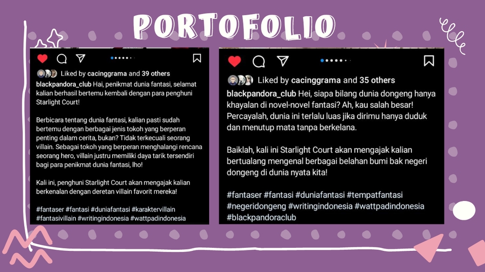 Caption Sosial Media - JASA COPYWRITING ATAU PEMBUATAN CAPTION SOCIAL MEDIA (IG,TWITTER,FB,DLL) DENGAN FREE REVISI - 3