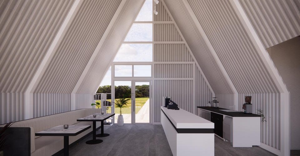 3D & Perspektif - Desain Eksterior/interior Rumah, Kantor, Cafe, Booth, dll. - 10