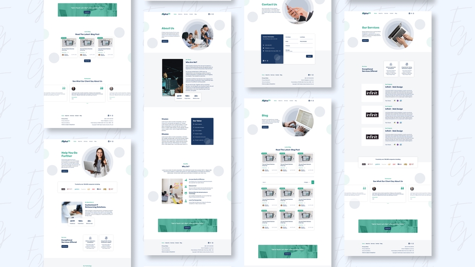 Desain Website UI/UX Profesional dengan Tampilan Modern dan Responsif