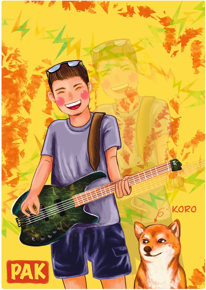 รับวาดรูปการ์ตูนชายเล่นกีตาร์ วาดการ์ตูนน่ารัก วาดรูปการ์ตูนเหมือน