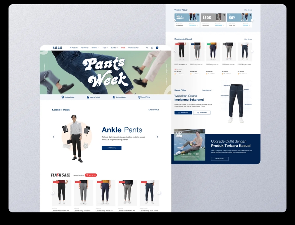 Desain UI/UX untuk Responsive Website, Mobile App, dan Landing Page