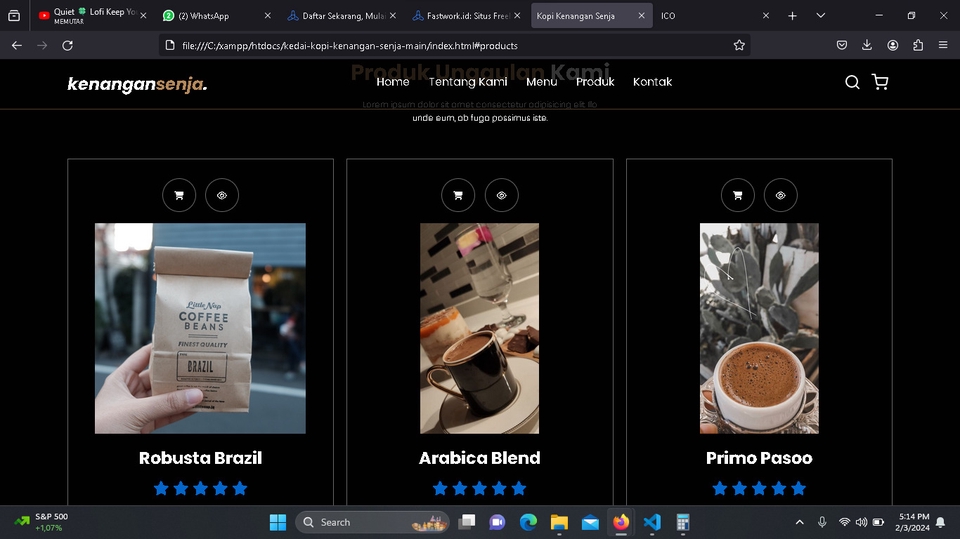 Jasa pembuatan website profesional dengan harga terjangkau, pembuatan website toko online dan website company profile.