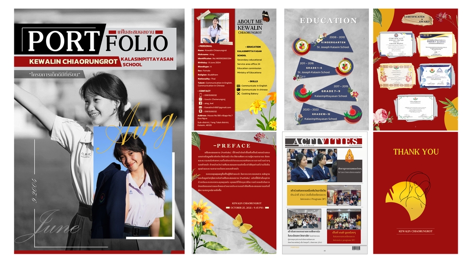 Portfolio & Resume - Portfolio & Resume are show your true colors - 8