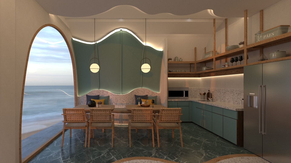 ออกแบบตกแต่งภายในและภายนอก - 3D Modeling+Render - 5