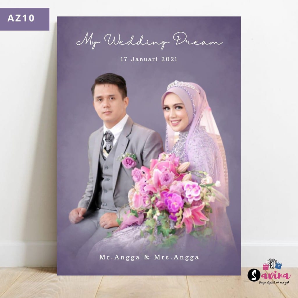 Gambar Potret - Design Foto Kado Unik Wisuda,Wedding, dan Lainnya - 9
