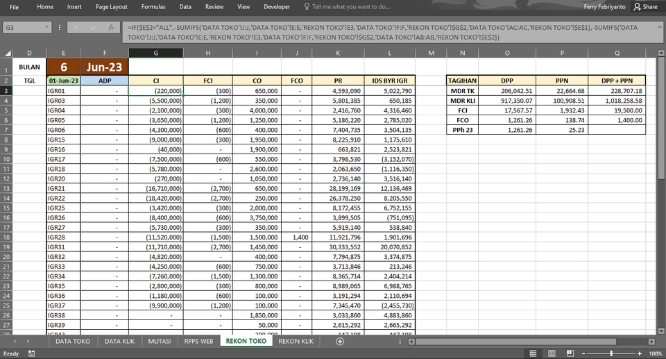 User Input Spreadsheet Jasa Asisten Virtual (Data Entry dalam Excel, Word, Spreadsheet dan ...