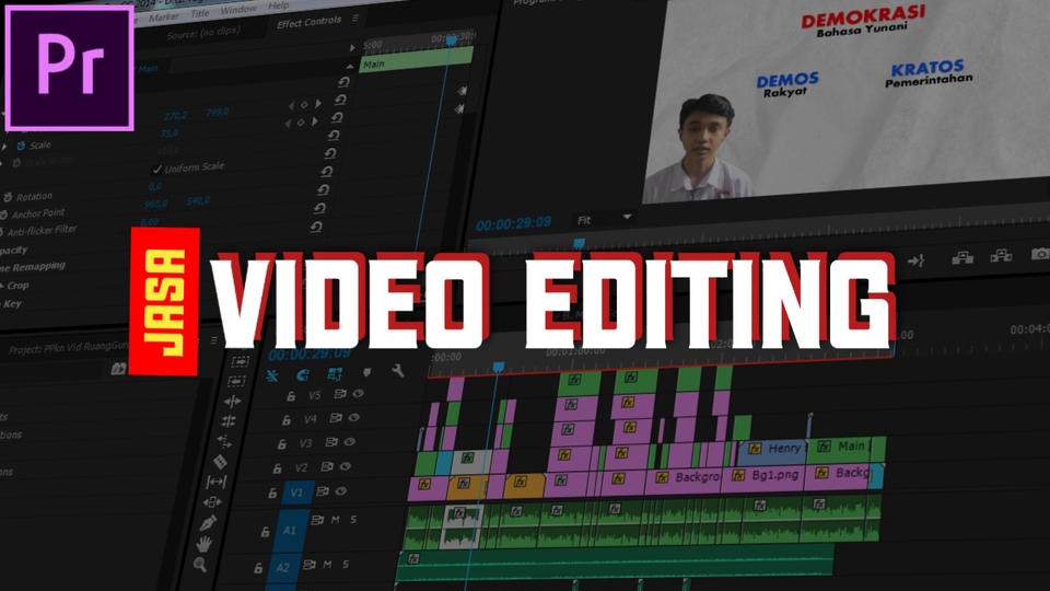 Jasa Video Editing (Youtube, Tiktok, Instagram, Etc)