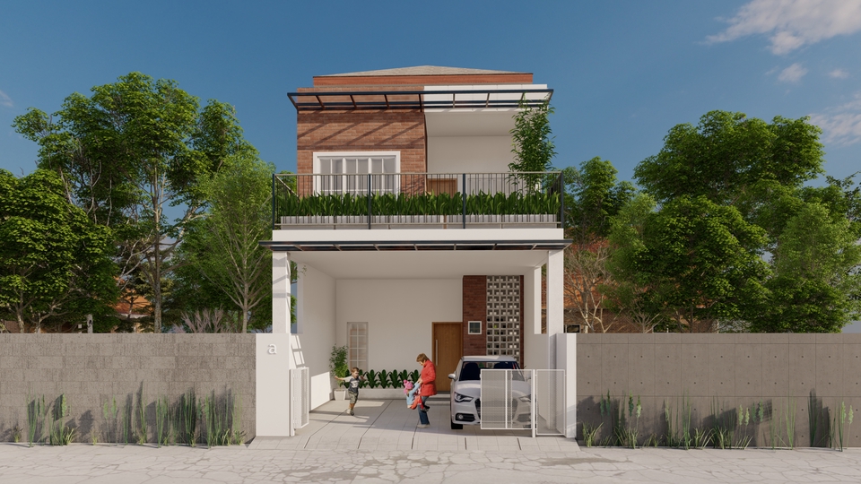 3D & Perspektif - Desain Arsitektural, 3D Modeling dan Rendering | 3 Hari Jadi - 14