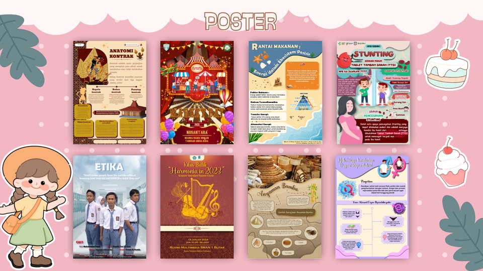 Infografis - Peofessional Desain Poster Infografis/Poster Ilmiah - 4