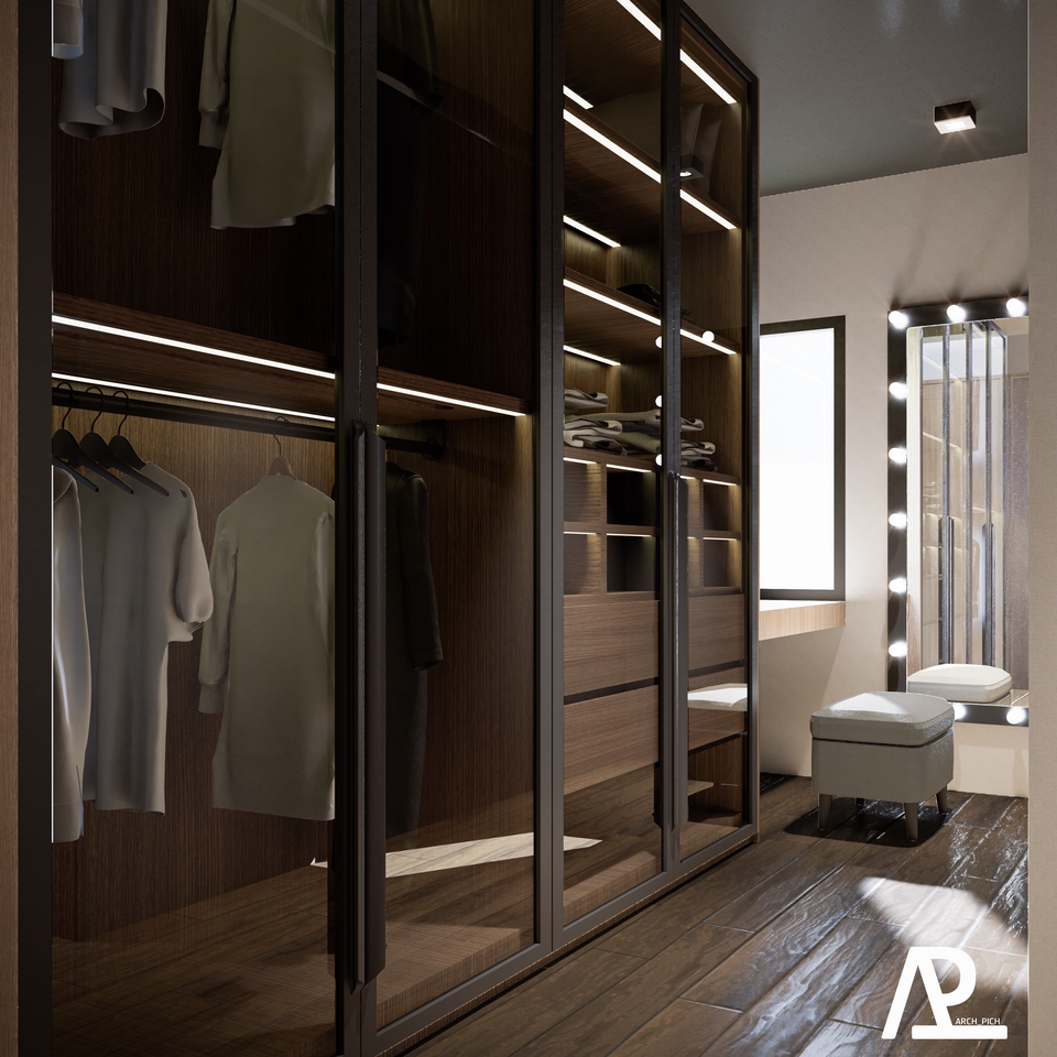 ออกแบบตกแต่งภายในและภายนอก - 3D Perspective Render Interior I Intrerior Design - 6