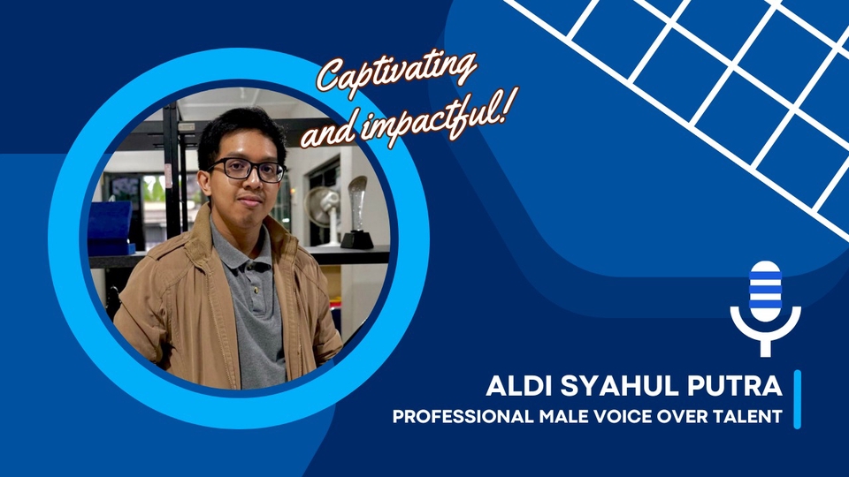 Sulih suara (dubbing, looping) - Professional Male Voice Over Service - IND, ENG, JAP, etc. - 1