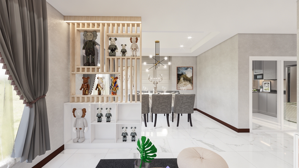 ทำโมเดล 3D - Furniture Built-in - 10