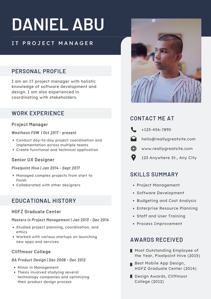 Portfolio & Resume - รับทำ Portfolio / Resume /สำหรับสมัครงานหรือสมัครเรียน เวอร์ชั่น Thai / English - 3