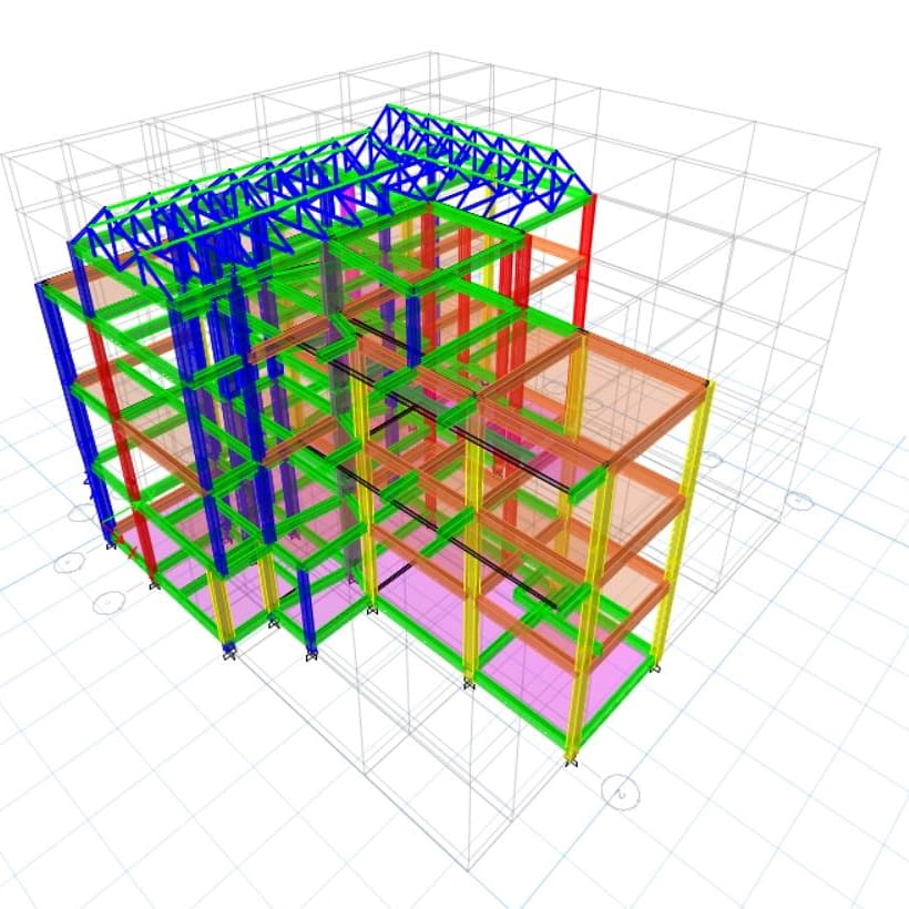 CAD Drawing - Perencanaan Struktur Banguan & Gambar kerja - 26