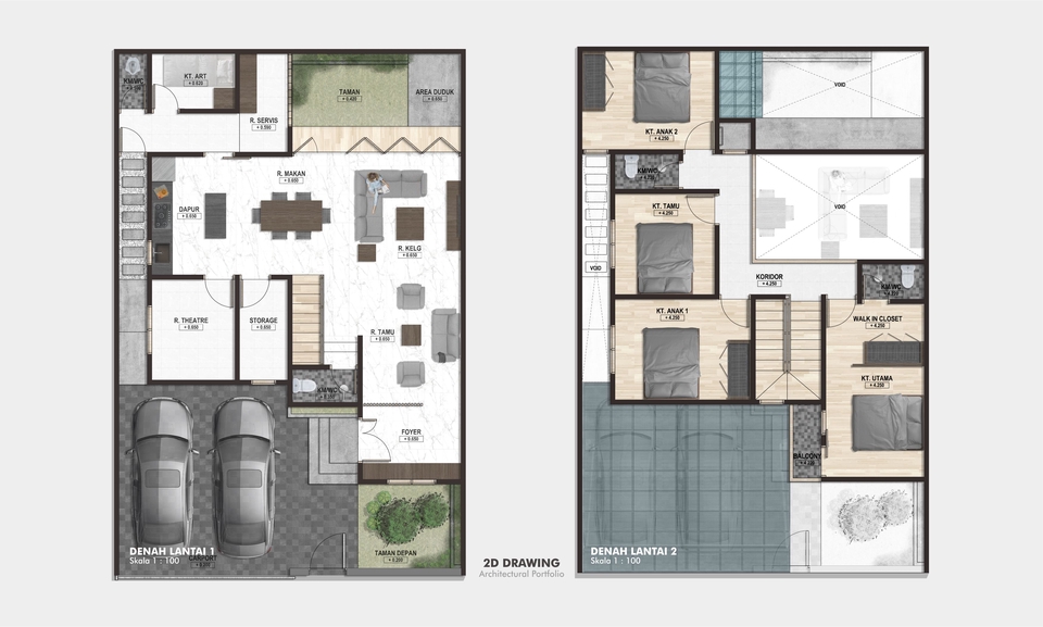 CAD Drawing - JASA GAMBAR AUTOCAD 2D | MODIFIKASI GAMBAR | GAMBAR IMB/PBG - 8