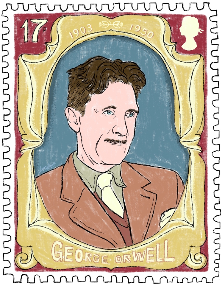 วาดภาพเหมือน Portrait - Portrait made up stamp - วาดภาพคน โทนสีสดใส / pop art - 20