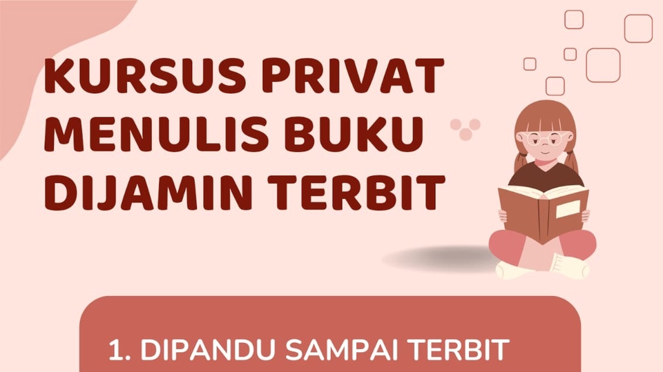 Jasa Lainnya - KURSUS MENULIS BUKU DIJAMIN TERBIT - 1