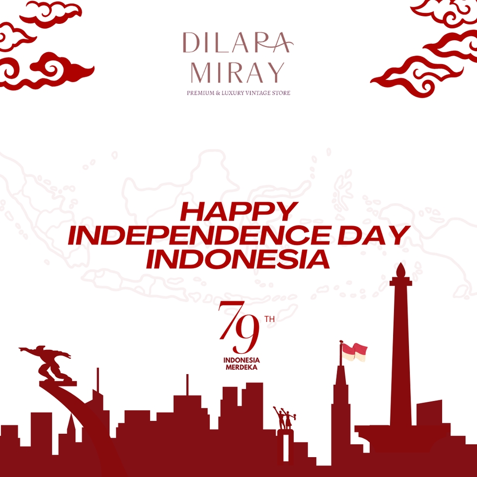 Jasa desain banner instagram untuk Hari Kemerdekaan Indonesia dengan desain unik dan keren