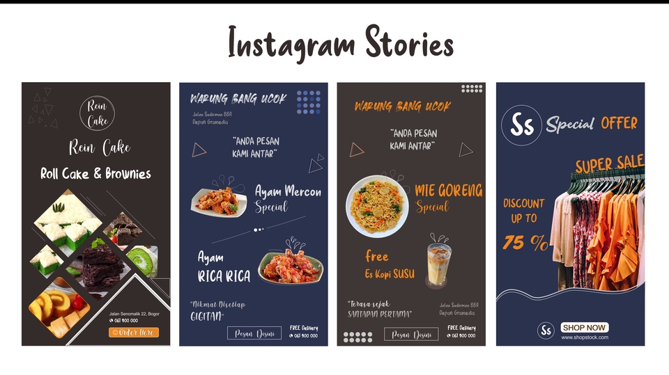 Banner Online - Desain Banner, Feed, dan Story Instagram - 1