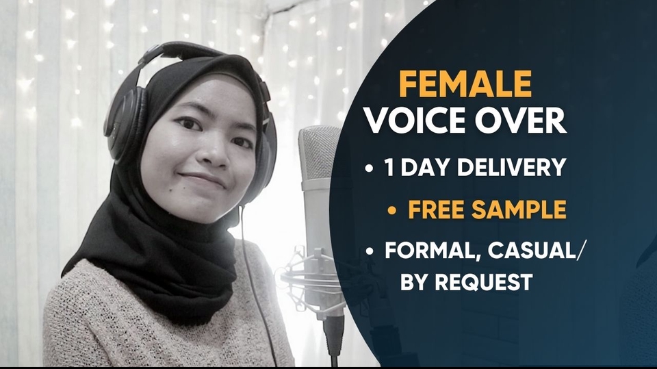 Jasa Voice Over, Dubbing, dan Pengisi Suara Video - Voice Over Talent Pengisi Suara Wanita Indonesia - English 