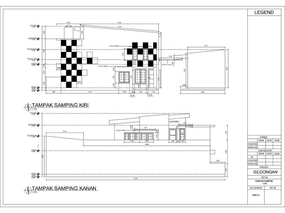 Jasa drafter arsitek autocad gambar bangunan denah desain interior murah