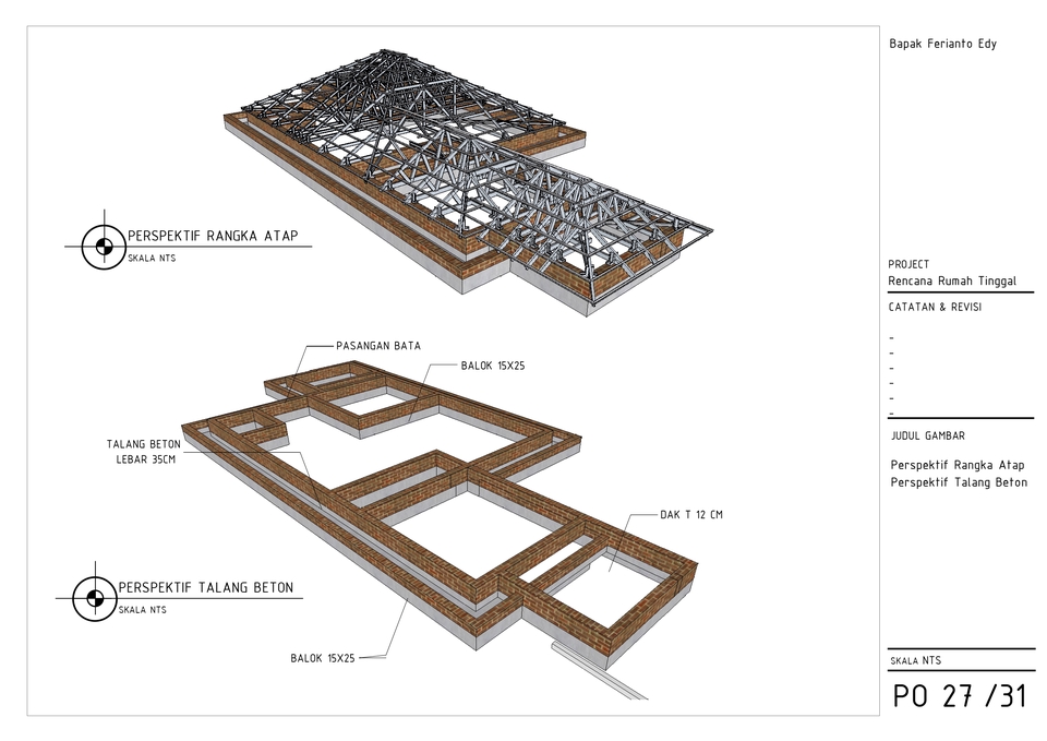 CAD Drawing - JASA GAMBAR KERJA 1-3 HARI JADI - 16