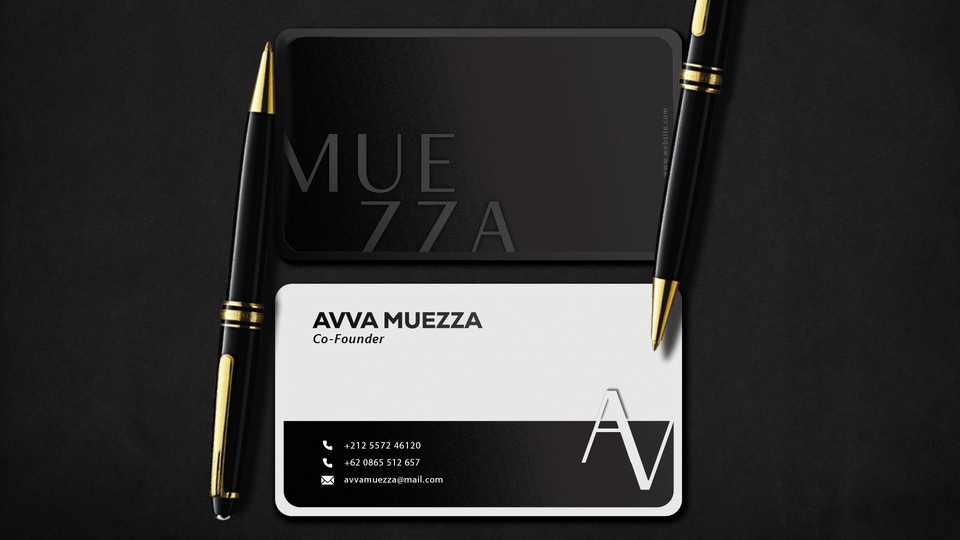 Desain ID Card - Desain Kartu Bisnis Minimalis, Modern & Luxury - 4