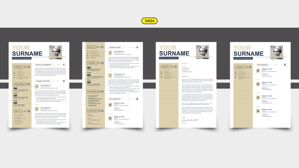 Portfolio & Resume - Desain Resume / CV Kreatif, Unik, Minimalis Dan Profesional (1 Hari Jadi) - 8