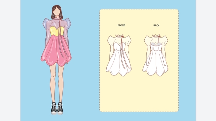 วาด/ออกแบบแพทเทิร์นเสื้อผ้า - รับออกแบบเสื้อผ้าสตรี ชุดรูปแบบต่างๆ เสื้อผ้าแฟชั่นต่างๆ เสื้อผ้าตามคอนเซปต์ที่ต้องการ - 6