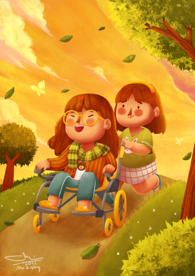 Gambar dan Ilustrasi - Make Cute Children Book Illustration & Book Cover - 7