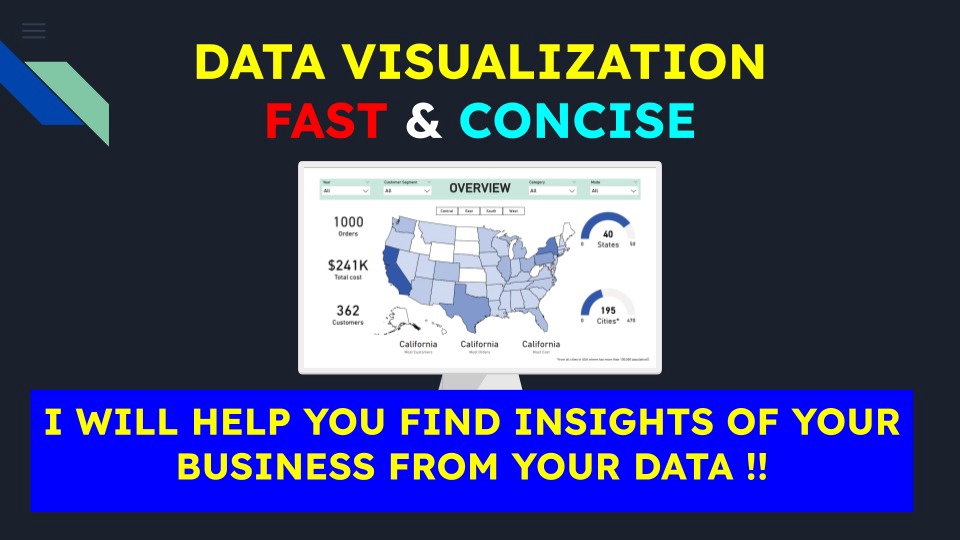 วิเคราะห์ดาต้า - รับทำ Dashboard, Visualization จาก Raw data เพื่อตอบปัญหาทางธุรกิจ - 1