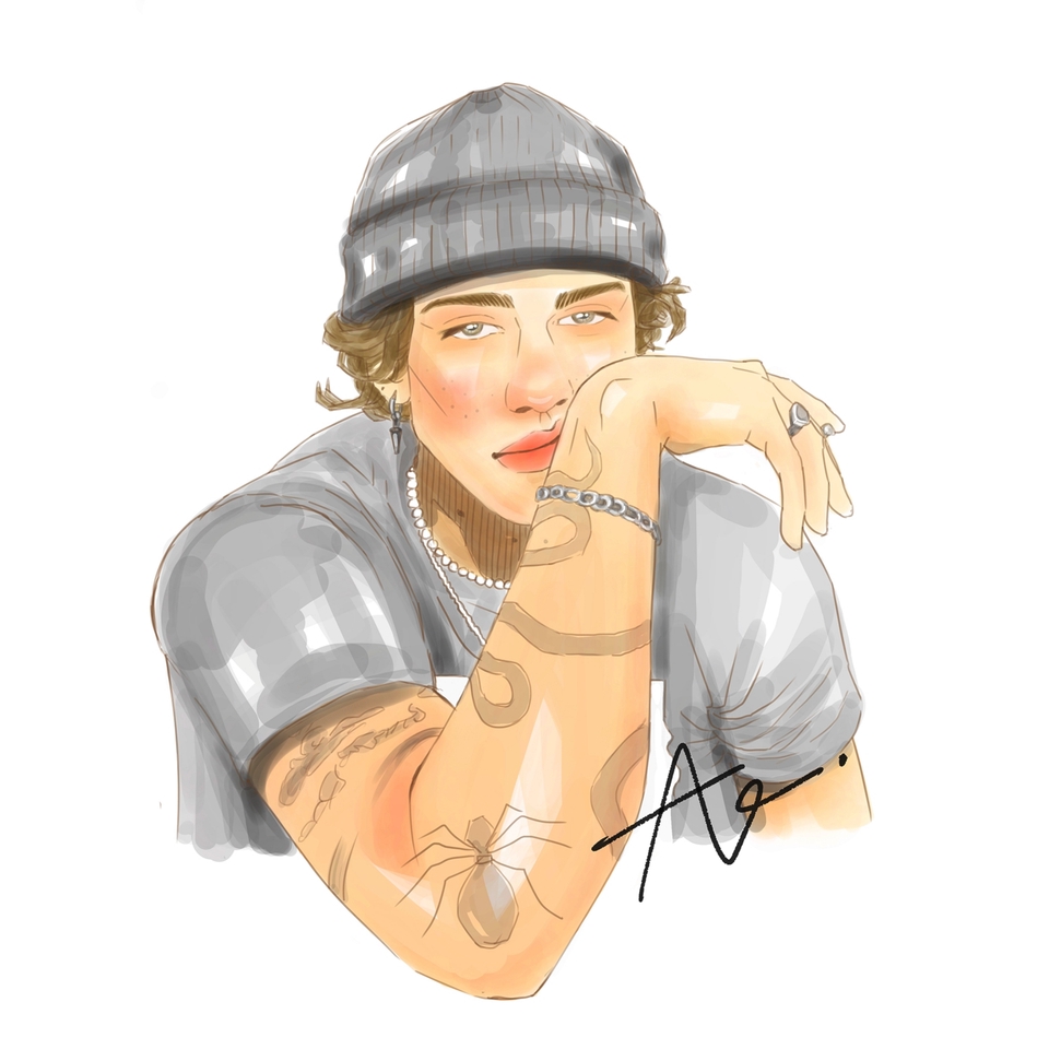 วาดภาพเหมือน Portrait - ภาพportrait สไตล์สีน้ำ By ae.ioux - 2