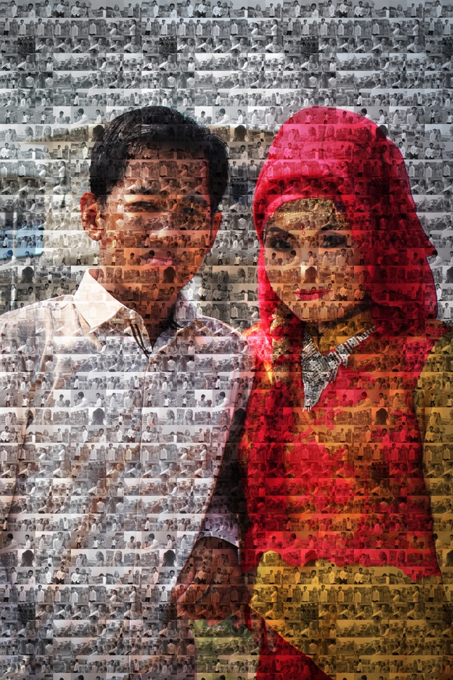 Gambar dan Ilustrasi - Gambar Mosaic Foto Potrait - 11