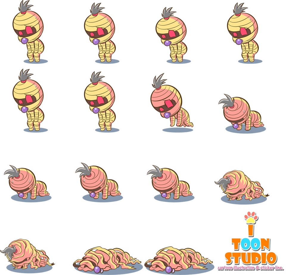 ออกแบบ LINE Sticker - สติ๊กเกอร์ไลน์สุดน่ารัก ชุดประหยัด สติ๊กเกอร์ไลน์อนิเมชั่น ชุดสุดคุ้ม!! - 18