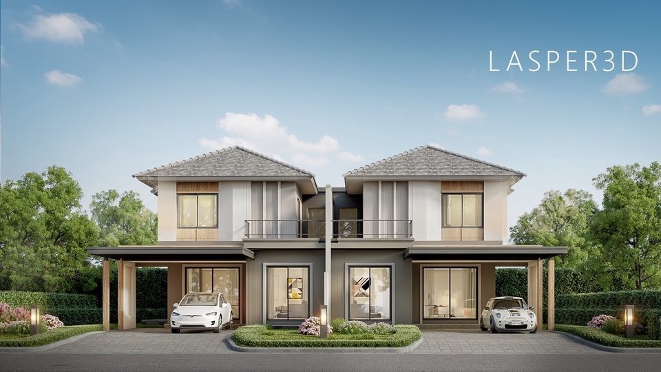 3D Perspective - รับเรนเดอร์ภาพ Presentation 3D Perspective งานภายนอก เพื่องานธุรกิจ - 12