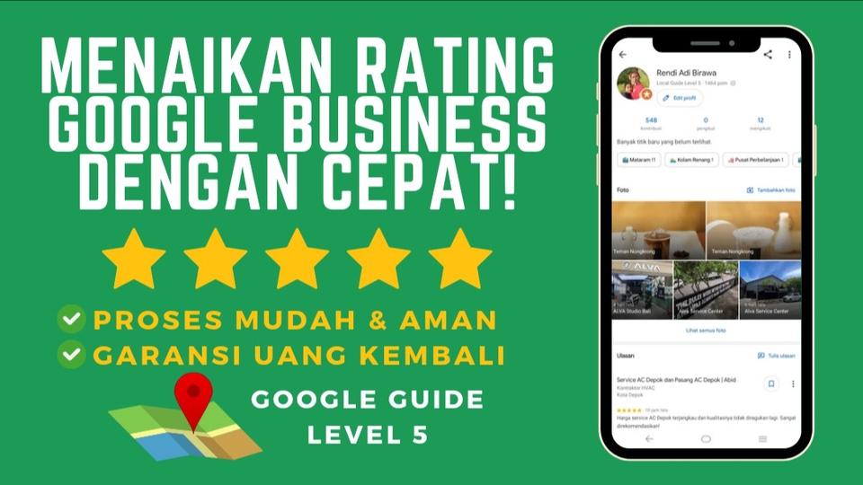 Jasa Review Google Maps dan Google My Business Cepat, Tepat, dan Terpercaya - Review Google Bisnis Anda, Langsung Dikerjakan!