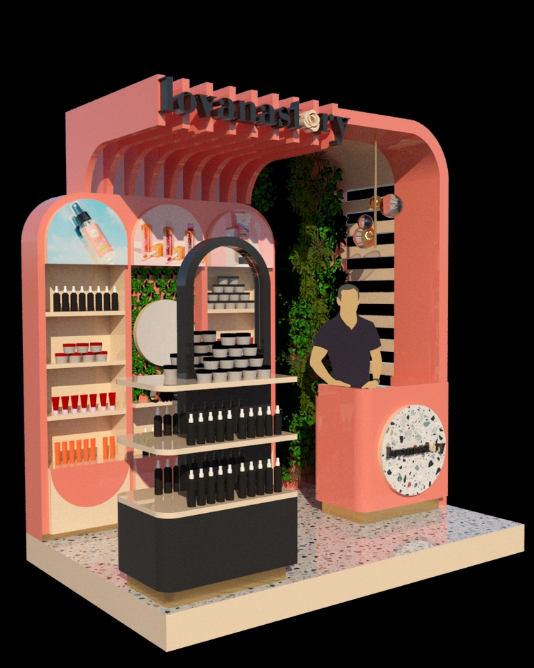 3D & Perspektif - Jasa Desain Interior Rumah, Restoran, Booth, Cafe, atau Kos-kosan - 26