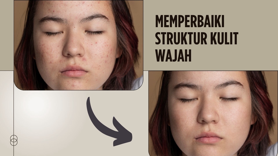 Jasa Photoshop: Memperbaiki Struktur Kulit Wajah untuk Foto Pernikahan dan Prewedding, Edit Background Foto Online
