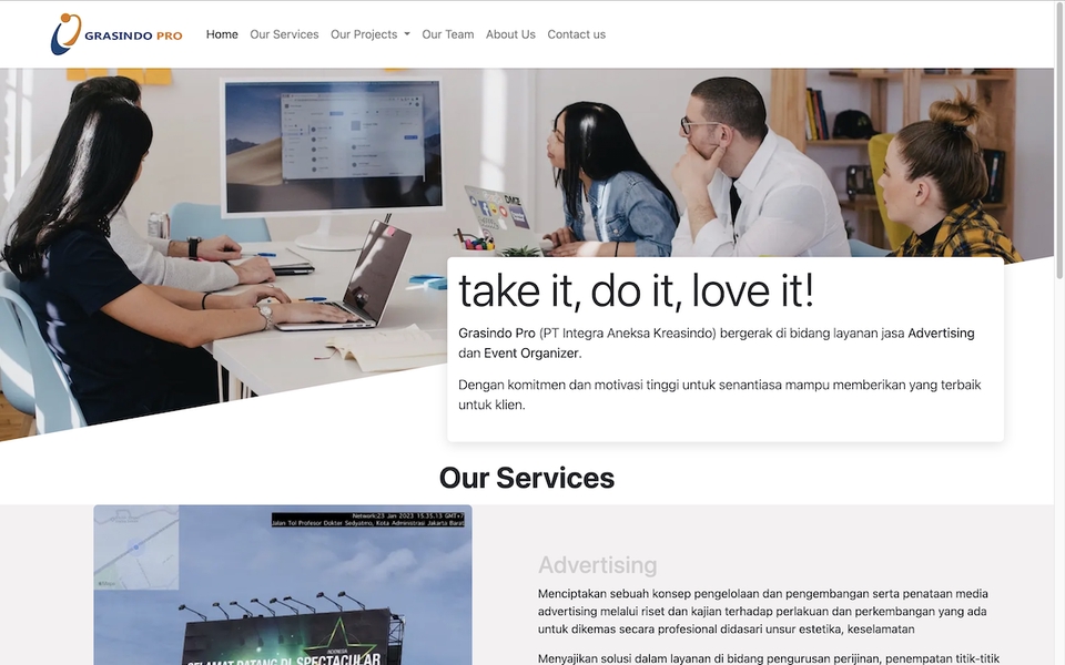 Jasa Pembuatan Website Profesional di Grasindo Pro: Desain Website Modern, SEO Friendly, dan E-commerce.